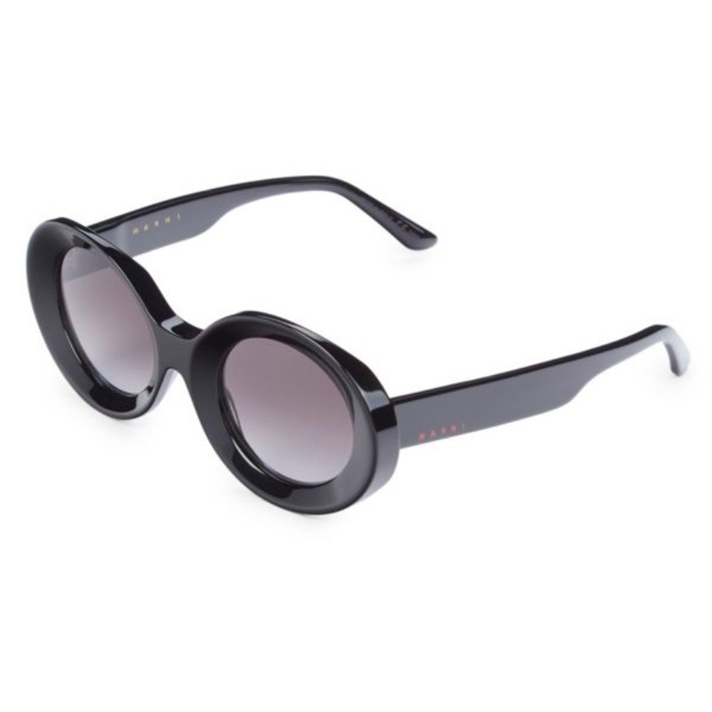 Marni Black Round Sunglasses